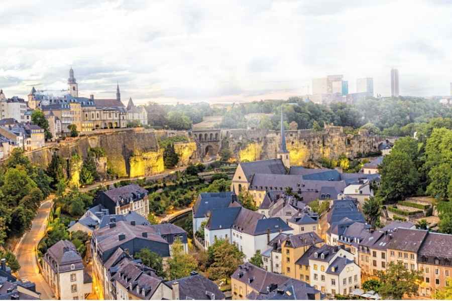 Thành phố Luxembourg là một trong những thành phố giàu có nhất thế giới