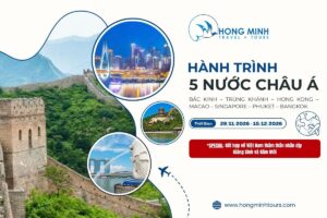 HÀNH TRÌNH 5 NƯỚC CHÂU Á 2026
