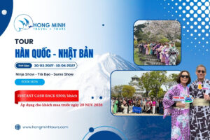 TOUR HÀN QUỐC - NHẬT BẢN 2027